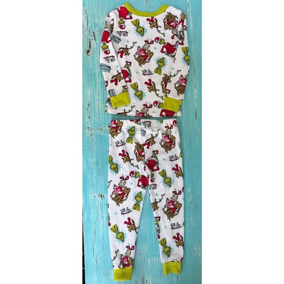 Dr. Seuss Toddler 2-Pc The Grinch Pajama Set Size 18 Months - Picture 2 of 3